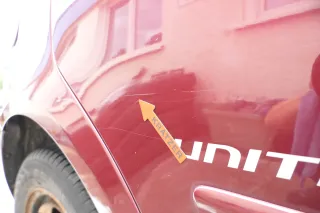VW Polo 9N 9N3 Tür hinten rechts 4/5-Türer rot LC3R - ohne Anbauteile - Bild 3