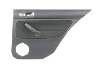 1x VW Golf 4 1J Limousine Türverkleidung Verkleidung Tür hinten rechts schwarz - Bild 1