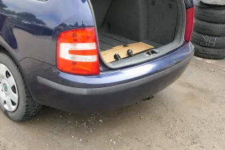 Skoda Fabia 6Y Kombi Stufenheck Stoßstange hinten Heckstoßstange blau LF5U - Bild 3
