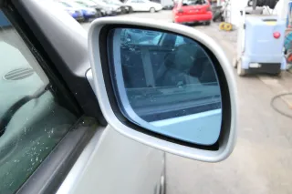Golf 4 Bora elektrischer Spiegel vorne rechts Außenspiegel grau silber LA7W Glas - Bild 3