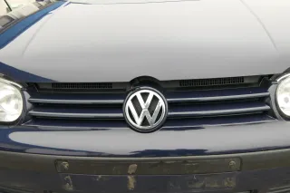 VW Golf 4 Stoßstange vorne Stoßfänger vorn vorne blau LA5G SWR + Kappen - Bild 9