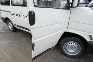 VW T4 Tür vorne rechts weiß R902 Beifahrertür Caravelle 7D0831056C ohneAnbauteil - Bild 8