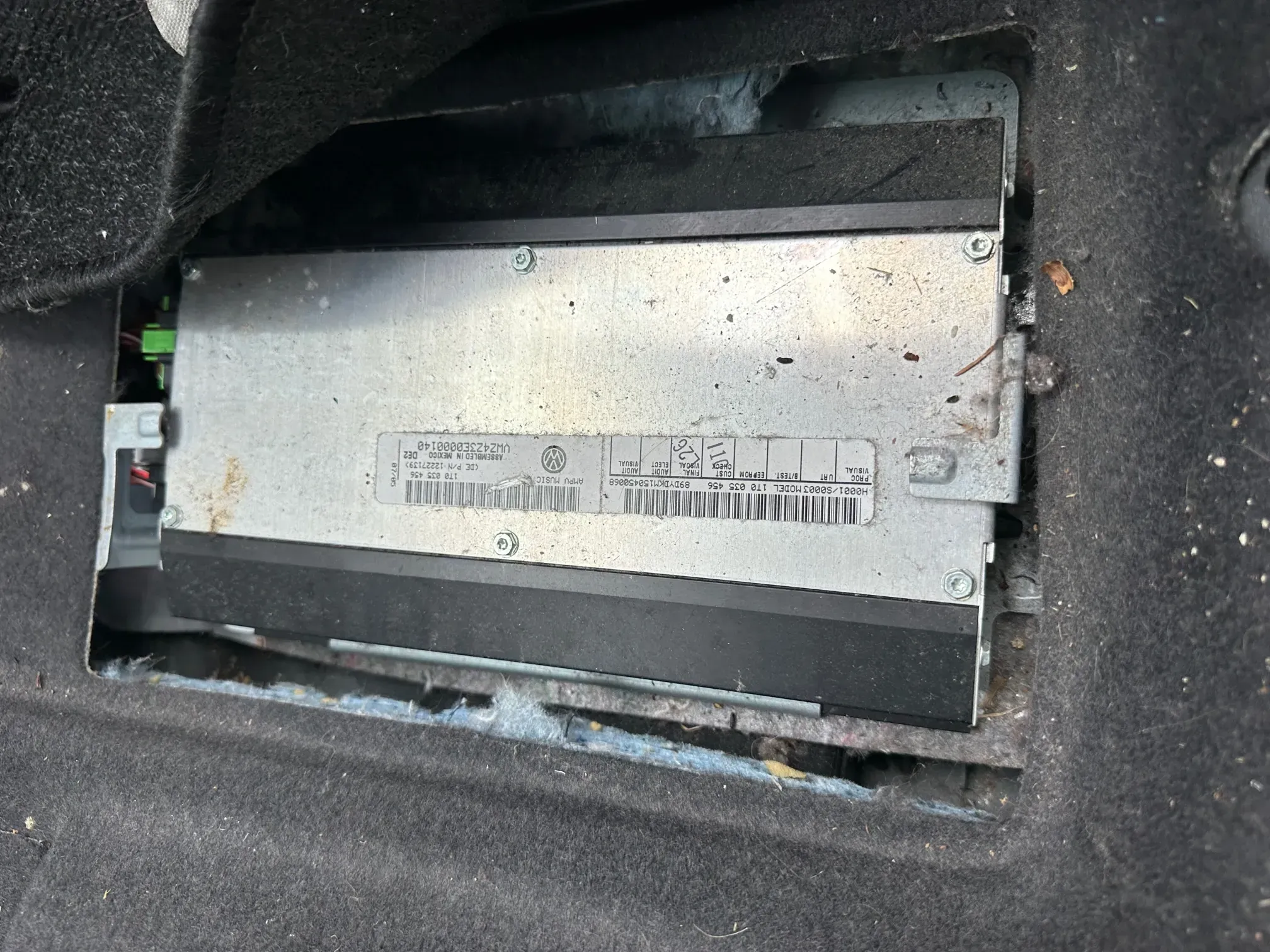 VW Touran Verstärker für Sound Amplifier Basic Soundsystem 1T0035456 - Bild 1