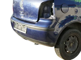 VW Polo 9N 9N3 Stoßstange Heckstoßstange hinten blau LB5N - Bild 13