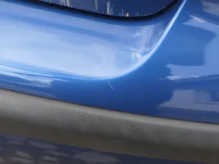 VW Polo 9N 9N3 Stoßstange Heckstoßstange hinten blau LA5K     PDC - Bild 8