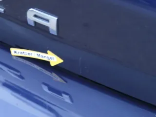 Ibiza 6L Heckklappe Klappe hinten Kofferraumklappe blau LW5U - ohne Spoiler - Bild 9