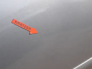 Golf 5 V 1K Tür Türblatt vorne rechts Beifahrertür 4/5-Türer grau LA7T +Rahmen - Bild 21
