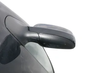 VW Golf 4 Bora elektrischer Spiegel vorne links Außenspiegel schwarz L041 & Glas - Bild 7