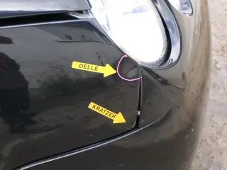 VW Lupo Kotflügel vorne rechts schwarz L041 - Bild 3