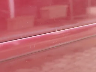 Audi A6 4B C5 Tür nur Türblatt vorne rechts Beifahrertür rot LZ3L - Dellen! - Bild 6