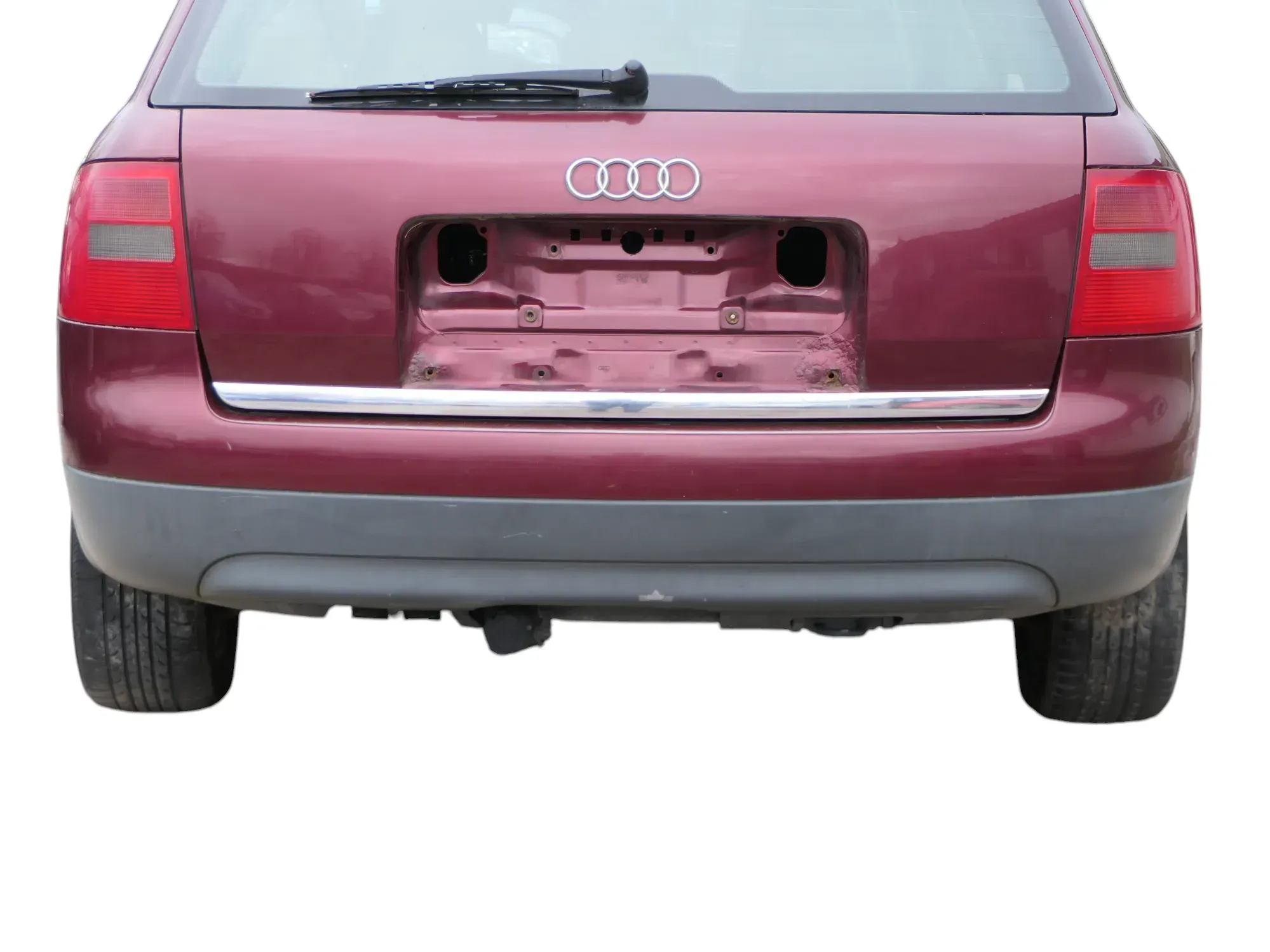 Audi A6 4B Kombi Avant Stoßstange hinten Heckstoßstange   rot LZ3L - Bild 1
