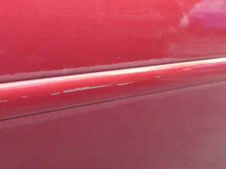 Audi A6 4B C5 Tür nur Türblatt vorne links Fahrertür rot LZ3L - ohne Anbauteile - Bild 4