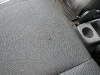 Skoda Fabia 5J 5itz Sitze hinten Rückbank Rücksitzbank 3 Punkt Gurt Isofix blau - Bild 6