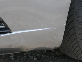 A6 4F Frontstoßstange Stoßstange vorn Stoßfänger grau LZ7S mit Grill - S-line - Bild 7