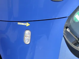 VW Golf 4 1J Kotflügel vorne rechts blau LA5C - Bild 11