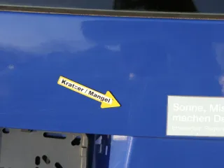 Golf 4 Bora Kombi Variant Heckklappe Klappe Scheibe hinten blau LA5C ohne Anbaut - Bild 13