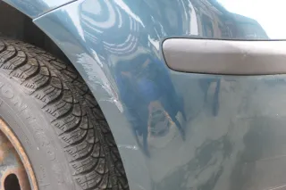 VW Polo 9N 9N3 Stoßstange Heckstoßstange hinten grün LC6X - Bild 7