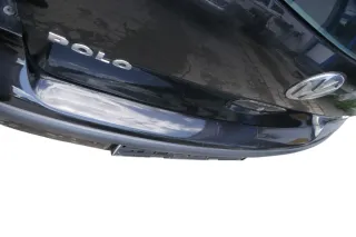VW Polo 9N 9N3 Stoßstange Heckstoßstange hinten schwarz LC9Z - Einparkhilfe PDC - Bild 10