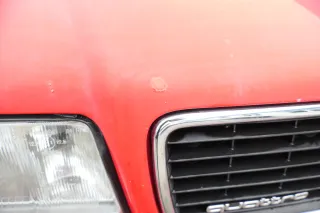 Audi 80 Motorhaube Frontklappe Haube rot LY3H - OHNE Grill - Bild 6