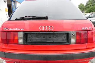 Audi 80 8C Kombi Avant Stoßstange hinten Spoiler rot LY3H - Bild 6