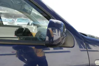 VW Golf 4 Bora elektrischer Spiegel vorne rechts Außenspiegel blau LB5N Glas - Bild 4