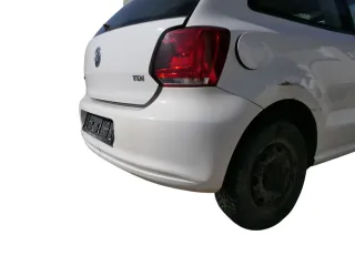 VW Polo 6R Stoßstange Heckstoßstange hinten weiß LB9A   -  MÄNGEL  BILDER ! - Bild 15