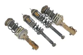 4x Polo 6N2 Federbein Feder Federn Stoßdämpfer vorne links + rechts + hinten - Bild 1