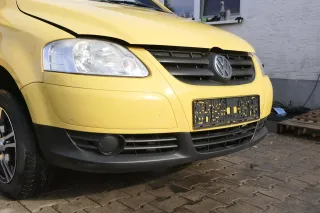 VW Fox 5Z Stoßstange vorne Stoßfänger gelb LY1C mit Grill - Bild 4