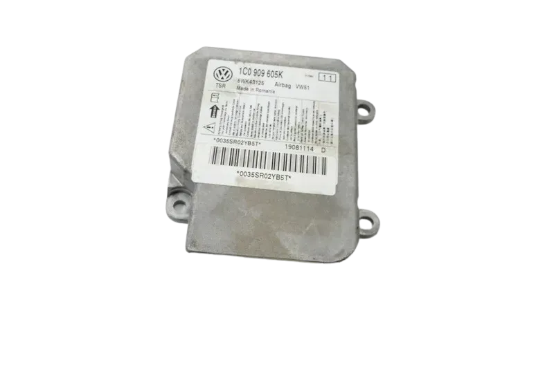 VW Polo 9N 9N3 Steuergerät Airbag Airbagsteuergerät 1C0909605K 019 - Bild 1