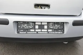 VW Golf 4 Limousine Stoßstange hinten Heckstoßstange Stoßfänger silber LB7Z grau - Bild 2