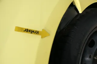 VW Polo 9N Kotflügel vorne rechts gelb LD1B bis ca.Bj.2004 - Rost - Bild 7