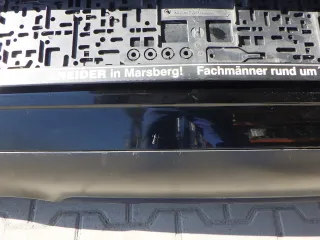 VW Polo 9N 9N3 Stoßstange Heckstoßstange hinten schwarz L041 uni - Bild 6