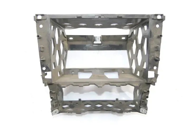 VW Polo 6R Mittelkonsole Verkleidung um Radio / Navi schwarz 6R0858005C - Bild 1