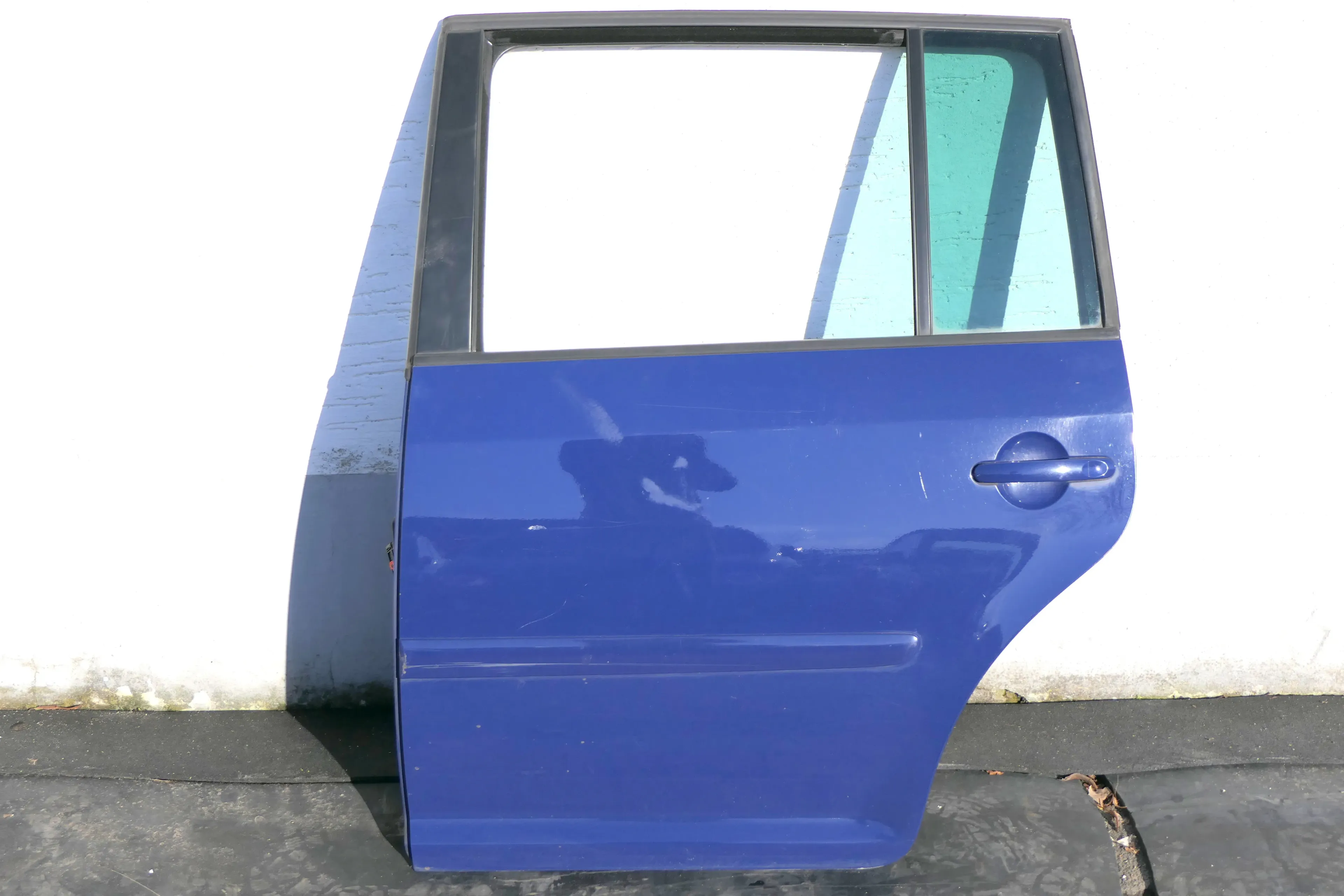 VW Touran 1T3 1T Tür hinten links Fahrerseite blau LL5M blue - Bild 1