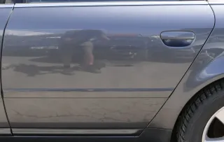 Audi A6 4B C5 Tür Türblatt hinten links grau LX7Z - Bild 2