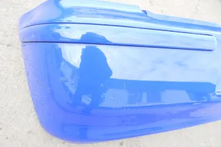 VW Polo 6N2 Stoßstange hinten Heckstoßstange Stoßfänger blau LA5C - Bild 5