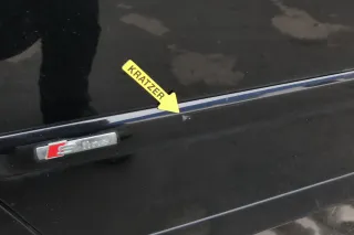 Audi A4 B6 8E nur Türblatt Tür hinten rechts schwarz LY9B Kombi+Limo - Bild 2