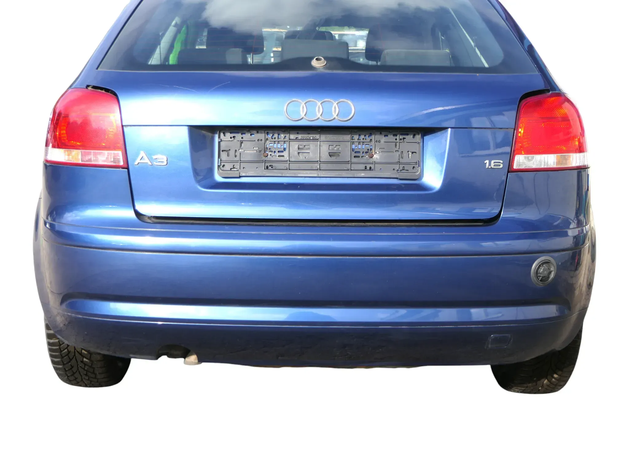 A3 8P Stoßstange Heckstoßstange Stoßfänger hinten 2/3-Türer blau LZ5C - Bild 1