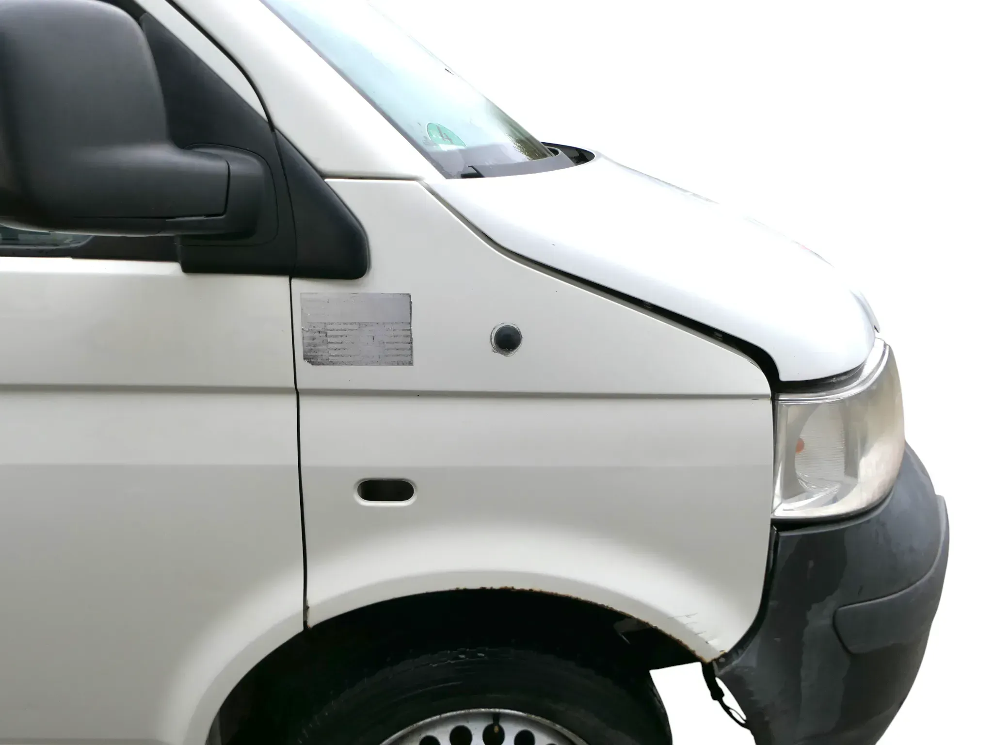 VW T5 7E 2 Facelift Kotflügel vorne rechts weiß R902 7H0821102E - Bild 1