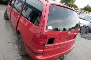 VW Sharan 7M 7M3 Heckklappe Scheibe  Klappe hinten ab Bj.2000 rot LD3W - Bild 3