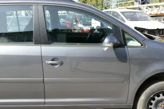 VW Touran 1T 1T3 Tür vorne rechts Beifahrertür grau LD7X platinu ohne Anbauteile - Bild 1
