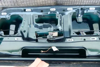 VW Golf 3 Cabrio Heckklappe Kofferraumklappe hinten Klappe grün LC6E - Bild 2