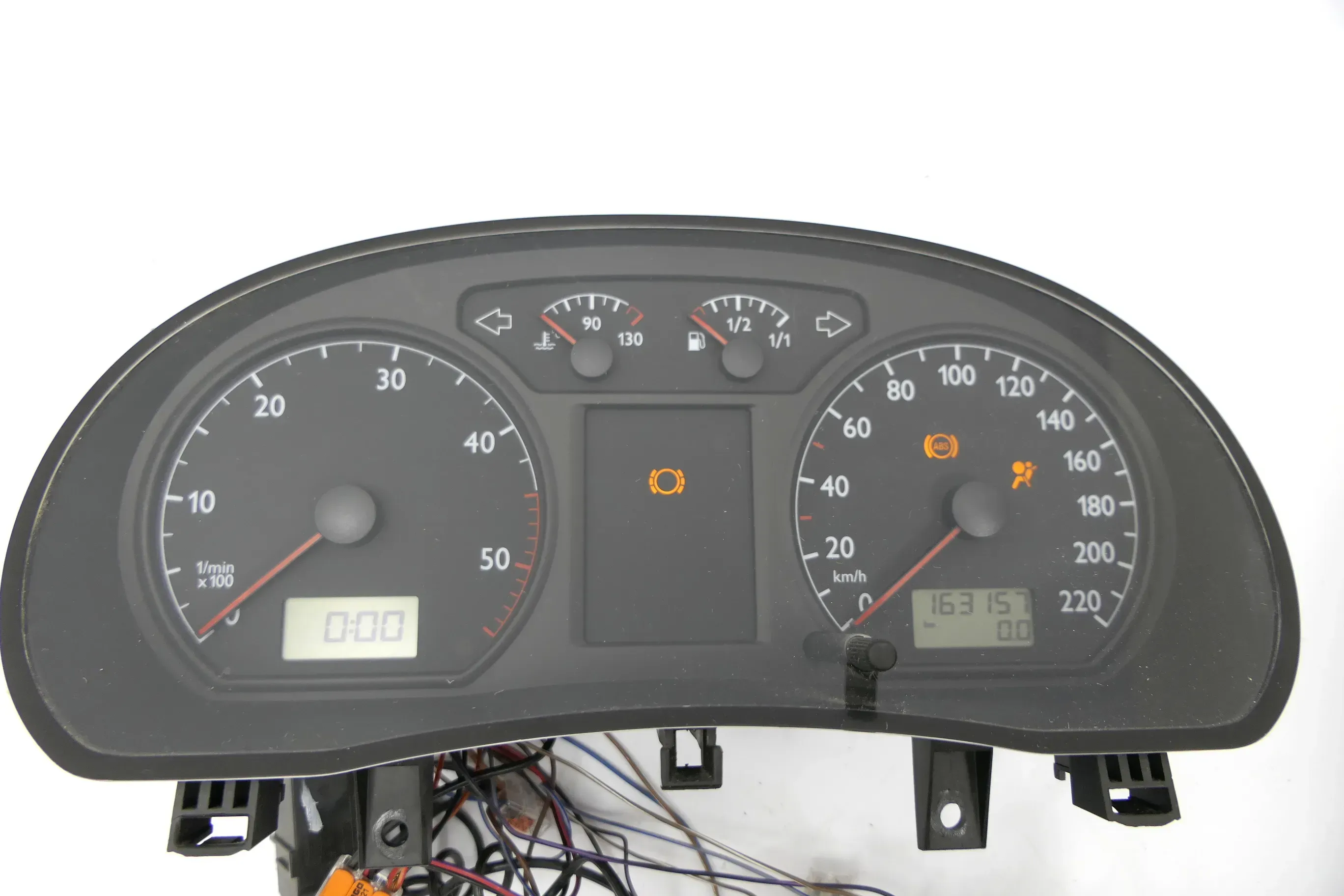 VW Polo 9N Tacho Tachometer Kombiinstrument 163.000km 6Q0920800M 1,4 TDI AMF BA - Bild 1