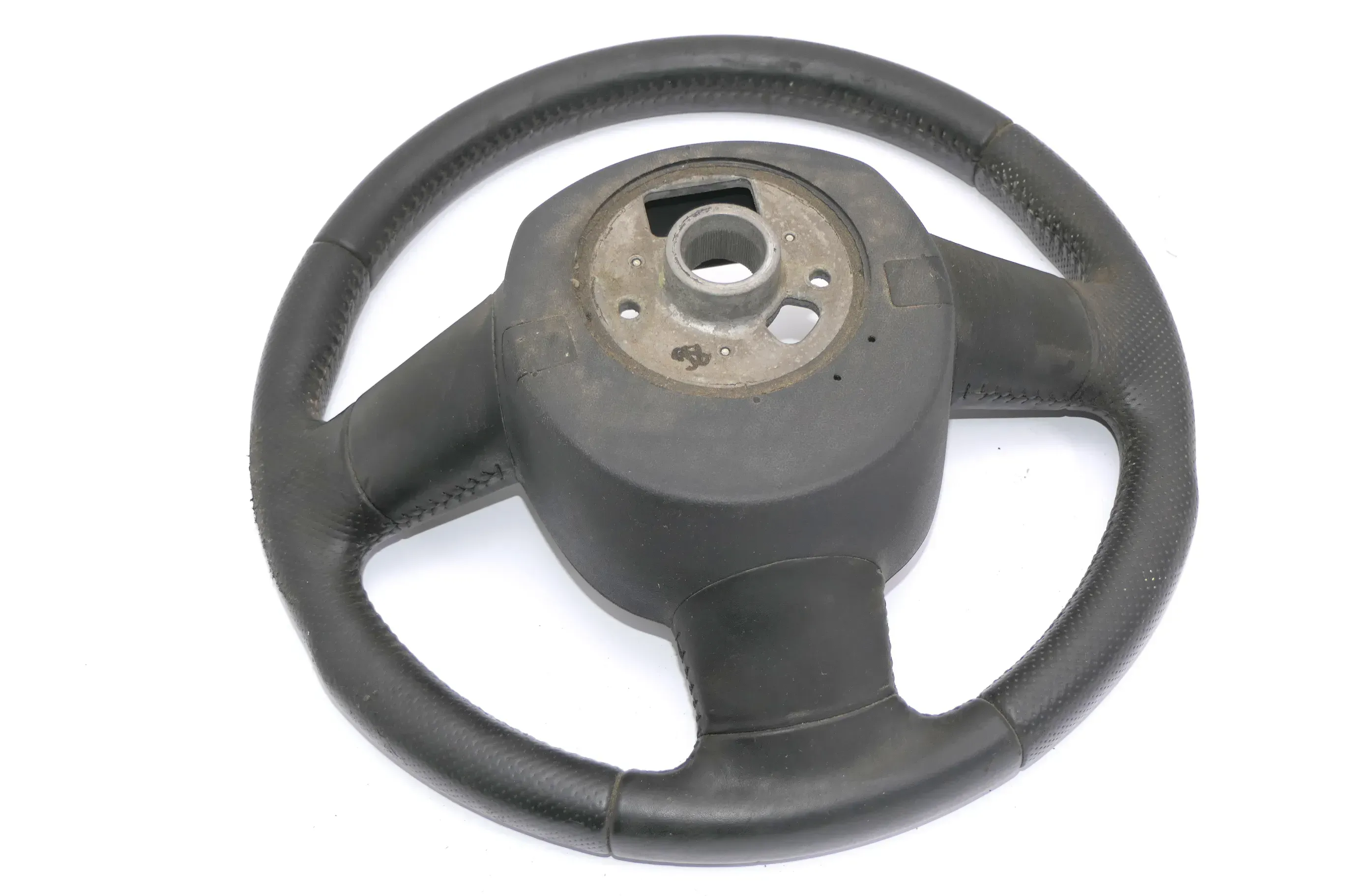 Audi A3 8P Lenkrad 3-Speichen 8P0419091CK TNA gelocht Sportlenkrad Leder - Bild 1