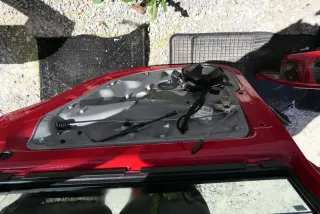 VW Golf 4 Bora Tür hinten rechts nur Kombi / Variant rot LY3D - Bild 3