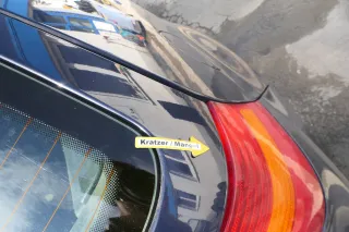 VW Golf 4 Limousine Heckklappe Kofferraumklappe Klappe hinten blau LA5G ohnAnb - Bild 6