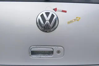 Polo 6N2 Heckklappe Klappe hinten Kofferraumklappe silber LB7Z Scheibe - Bild 2