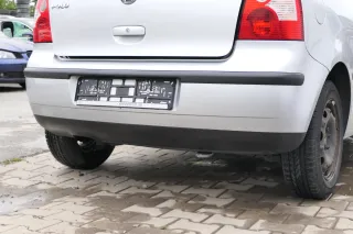 VW Polo 9N 9N3 Stoßstange Heckstoßstange hinten silber grau LA7W - Bild 4