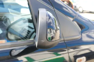 VW Fox 5Z manueller Spiegel Außenspiegel + Glas rechts schwarz L041 mechanisch - Bild 3