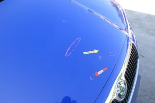 Skoda Fabia 6Y Motorhaube Klappe vorne blau LF5K vorn     (OHNEgrill!) - Bild 5